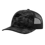 Richardson 112 Printed Front Hat - Camouflage Patterned - Custom Embroidered