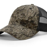 Richardson 111 Printed Washed Trucker - Camouflage Patterned - Custom Embroidered