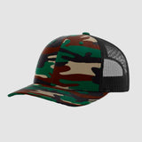 Richardson 112 Printed Front Hat - Camouflage Patterned - Custom Embroidered