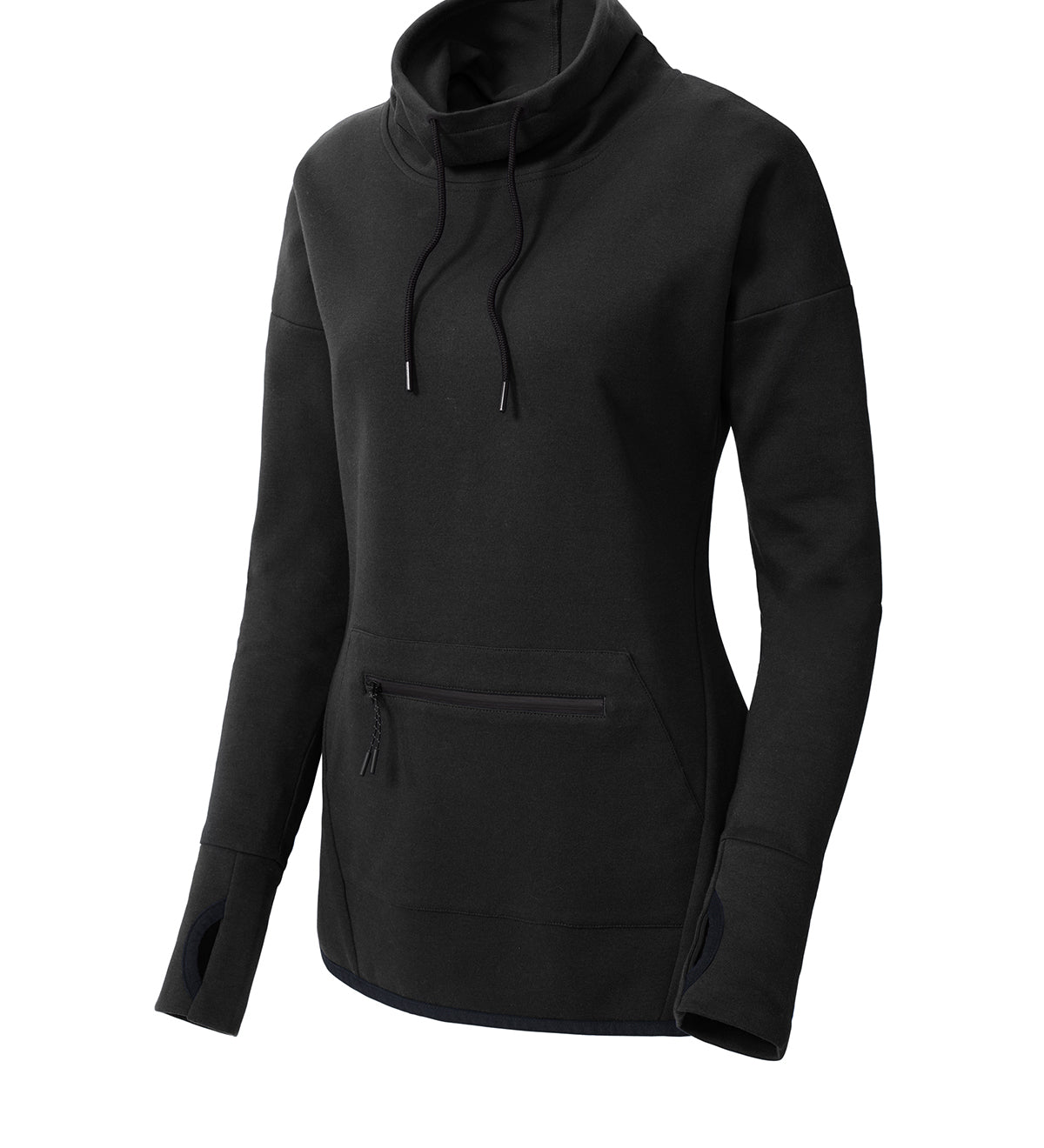 Sport-Tek Womens Triumph Cowl Neck Pullover