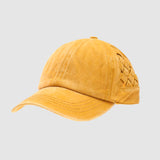 CC Beanie Basket Weave Crisscross High Ponytail Ladies Cap