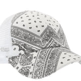 CC Beanie Crisscross High Ponytail Ladies Hat Paisley Meshback - Western Skies Design Company