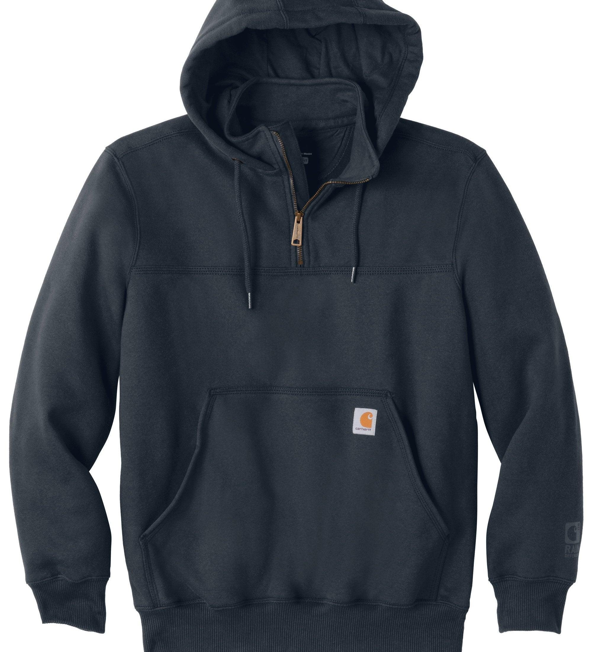 Carhartt Paxton Heavyweight Rain Defender Quarter Zip Sweatshirt Customized