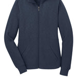 Port Authority® Ladies Slub Fleece Full-Zip Jacket - Western Skies Design Company