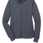Port Authority® Ladies Slub Fleece Full-Zip Jacket - Western Skies Design Company